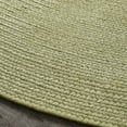 thumbnail image 3 of BNM Bohemian Indoor/ Outdoor Solid Rug, 3' x 5', Fog Green, 3 of 4