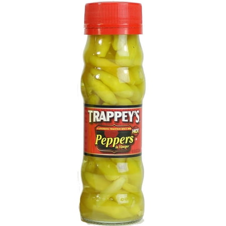 Trappey's Peppers, in Vinegar (Hot Tabasco Peppers), 4.5
