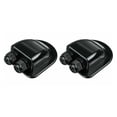 thumbnail image 2 of Guardoinrt Solar Panel Double Cable 2 Holes Entry Gland Plastic Box Portable RV Boat Campervan Caravans Camper Motorhome Sealing Black 2Set, 2 of 6