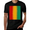 thumbnail image 2 of T-shirt Red, Yellow And Green  Soft Cotton Adult Heat-Transfer Graphic T-Shirt - 180g Breathable Fabric, Unisex Summer Casual Wear with Durable Heat-Printed Design, 2 of 10