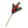 thumbnail image 2 of Palillos de Navidad en aerosol Conos de pino artificiales Tallo de acebo Artesanía para manualidades navideñas Fiesta Decoración festiva para el hogar Sin lazo de flores Sunnimix Selecciones de bayas, 2 of 8