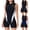 White, variant on Athletic One Piece Swimsuits for Women Zipper Up Bathing Suits Modest Boyleg Swimwear White XS(XS)