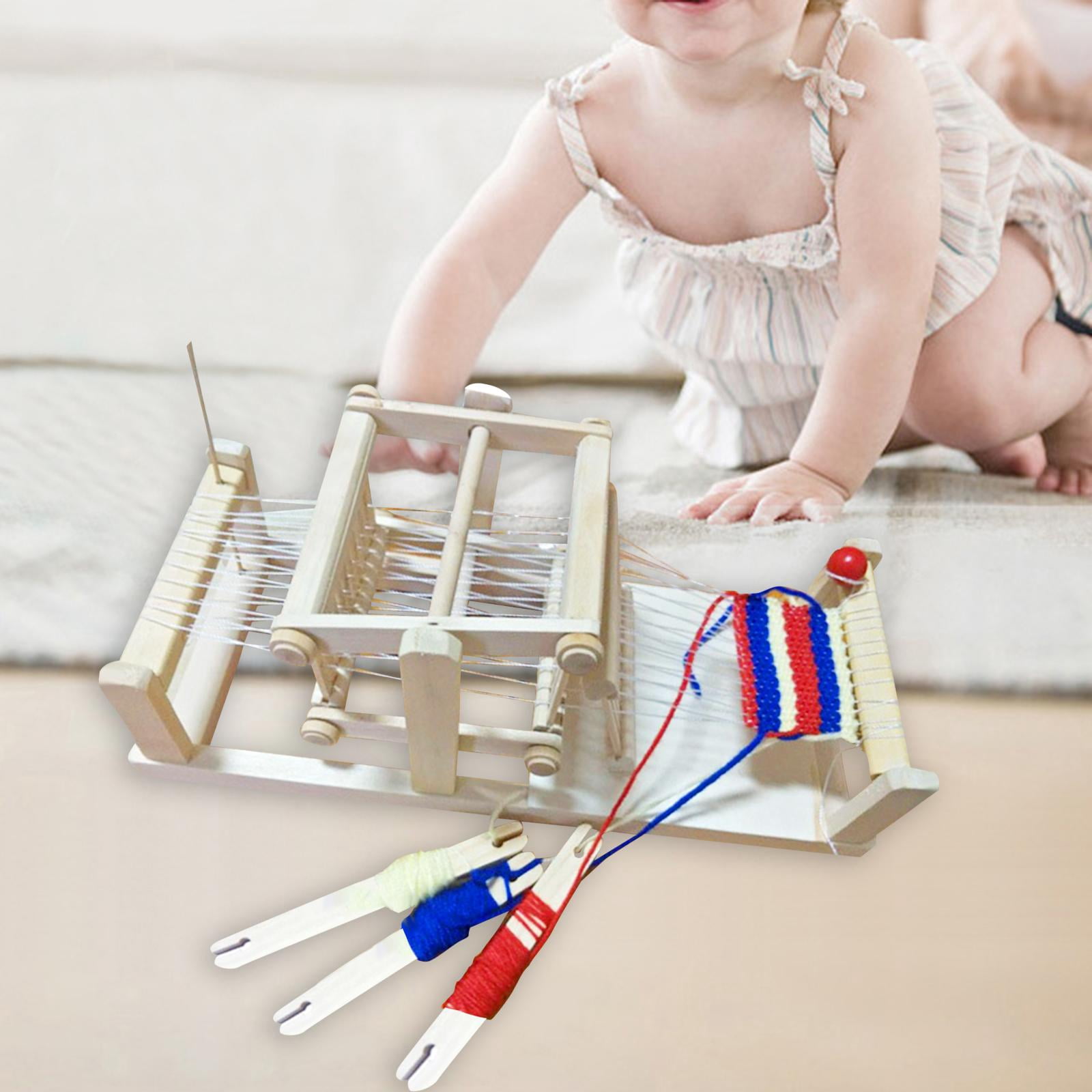 GUOOL Kids Weaving Loom DIY Multifunctional Hand Knitting Machine for Beginners for Hand Eye Coordination Hands on Skills Concentration