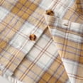 thumbnail image 7 of WOYY Boys Plaid Long Sleeve Shirt Cotton Casual Button Down Shirt for Spring Fall, 7 of 7
