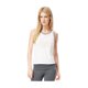 thumbnail image 1 of Aeropostale Camiseta sin mangas con tachuelas de neón para mujer, blanco, pequeño, 1 of 2