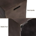 thumbnail image 5 of COSIEST Outdoor Hideaway Square Concrete Tank Table for Gas Fire Pits, 5 of 6