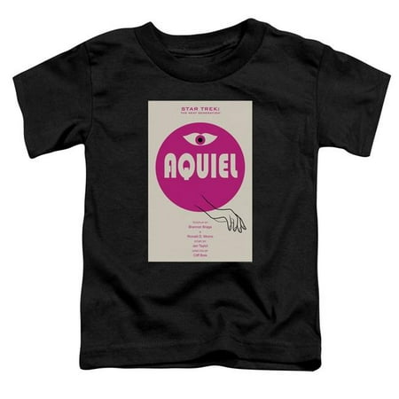 

Trevco CBS2154B-TT-2 Star Trek & Tng Season 6 Episode 13 Short Sleeve Toddler Cotton T-Shirt Black - Medium - 3 Toddler