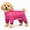 Pink, variant on Pet Life ® 'Aura-Vent' Lightweight 4-Season Stretch and Quick-Dry Full Body Dog Jacket