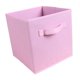 thumbnail image 3 of Cubo de almacenamiento plegable, cesta abierta, cesto de ropa plegable para la familia rosa, 3 of 9