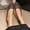 Black, variant on Women's Jelly Ballet Flats Mesh Casual Comfortable Jellies Shoes Clear Hollow Breathable Sandals White 7(38)