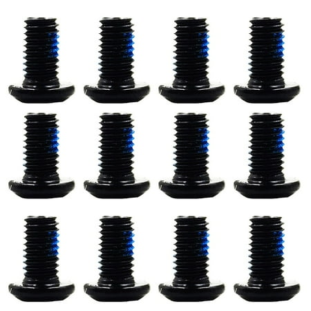 

MTB Bike Bicycle Disc Brake Rotor T25 Bolts Screws Black M5 x 10mm 12PC