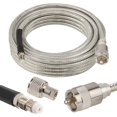 thumbnail image 1 of Cable coaxial MOOKEERF CB RG8X de 18 pies con PL-259 y FME/PL259, 1 of 7