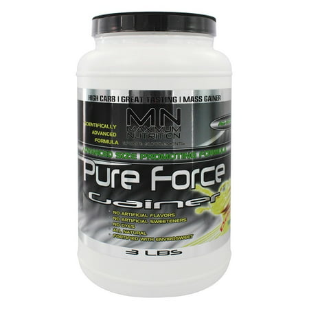 Maximum Nutrition - Force pure Gainer Vanille - 3 lbs.