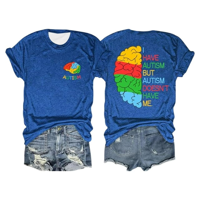 HUITKMM T-Shirt pour Femmes T-Shirt Décontracté à Manches Courtes avec Imprimé Graphique Col Rond Confortable pour Usage Quotidien pour le Printemps l'Été l'Automne