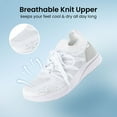 thumbnail image 3 of KOFUBOKE Wide Toe Box Barefoot Shoes for Women, Casual Breathable Walking Shoes, Minimalist Comfort Sneakers, 3 of 8