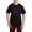 With Red Plaid Pant, variant on CafePress - The Name Of Jesus Men's Light Pajamas - Men's Dark Loose Fit Cotton Pajama Set