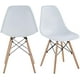 thumbnail image 5 of Juego Set de 4 Sillas de Comedor Ellen FRATELLO MUEBLES Diseño Moderno Ergonómico con Patas de Madera Color Blanco, 5 of 8