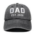 thumbnail image 2 of WAYUTE Father's Day Mens Letter Embroidered Baseball Caps Curved Brim Breathable Mesh Visor Sun Hat Classic Hiking Summer Outdoor, 2 of 5