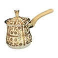thumbnail image 2 of Arabic Coffee Pot with Pouring Spout Heat Resistant Handle Multifunctional Maple 720ml, 2 of 8