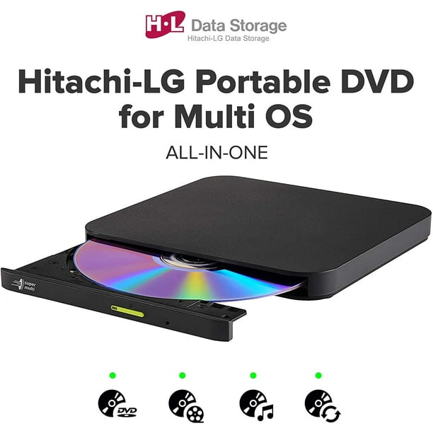 Hitachi LG GP96Y Fire TV DVD Player Multi OS External DVDRW (Fire Hitachi LG GP96Y Fire TV DVD Player Multi OS External DVDRW (Fire