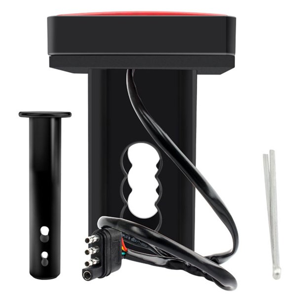 Luz trasera de advertencia 12LED Luz de freno de automóvil para camioneta de remolque (rojo) Hugtrwg Accesorios para autos y motos