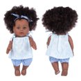 thumbnail image 2 of Ropa rosa carne muñeca de simulación de 30cm muñeca bebé negro africano de 12 pulgadas muñeca reborn muñeca de vinilo ANGGREK  Otros, 2 of 8