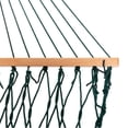 thumbnail image 3 of Castaway Living 13 ft. Double Green Polyester Rope Hammock w/ Extension Chains , Tree Hooks &, 3 of 6