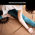 thumbnail image 5 of Cork Yoga Mat – Non-Slip, Extra-Thick Grip with Alignment Lines, Mini 72" x 24" x 0.17", Dreamer Color, 5 of 7
