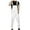 White, variant on FRSASU Mens Wash Overall Jumpsuit Streetwear Pocket Suspender Pants Trousers White S