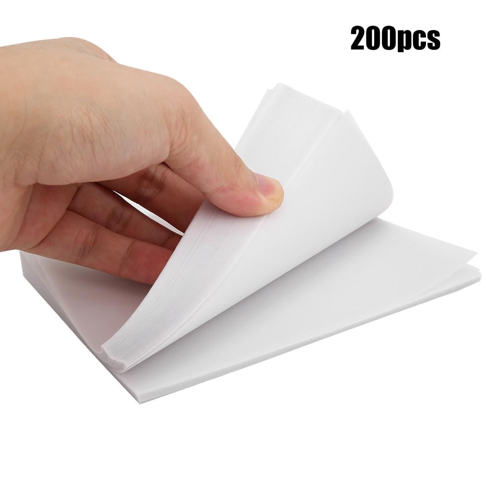 Herwey 200 Pcs Vegetable Parchment Half Transparent Pure Wood Pulp