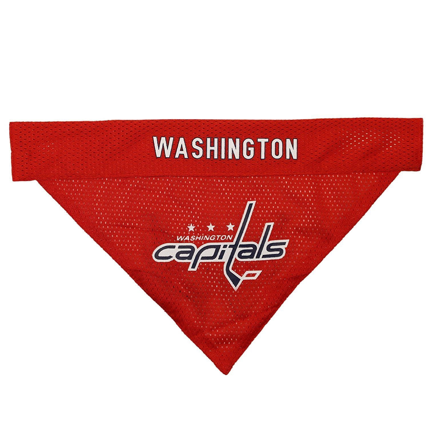 Pets First NHL Washington Capitals Bandana! NEW Reversible Pet Bandana - 2 sided Premium Bandanna