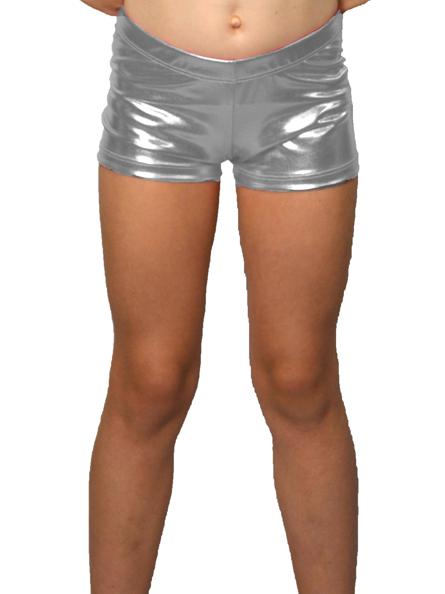 Foil Metallic Booty Shorts - Medium (8 