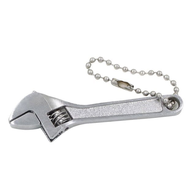 Riwesomey Llave inglesa ajustable de 2,5 pulgadas/68mm, Mini llave para tuercas de acero, herramienta, capacidad de mandíbula Flexible, 10mm, plata Artesanía Riwesomey TO0134-00B