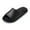 Black, variant on Bed Slippers For Women Men Thick Sole Flat Slippers Soft Comfortable Lightweight Non Slip Indoor Outdoor Footwear