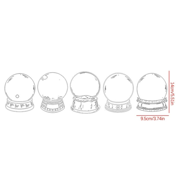 TIMIFIS Transparent Sticker Transparent Sticker Package Bottle Dried Flower Hand Account Sticker Transparent Bookmark Glass Bottle Sticker Decoration Home Decor