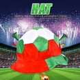 thumbnail image 1 of Accesorio para herramienta de animación de partido de fútbol con forma de sombrero de fiesta para fanáticos de la Copa del Mundo (Italia), 1 of 9