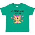 thumbnail image 3 of Inktastic My Great Aunt Loves Me with Cute Kitten and Flowers Boys or Girls Baby T-Shirt, 3 of 5