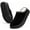 Black, variant on Cozy Platform Fuzzy Slippers for Women and Men Short Ankle Slippers with Anti-Slip Sole Lined with Warm Furry Perfect for Indoor & Outdoor Use