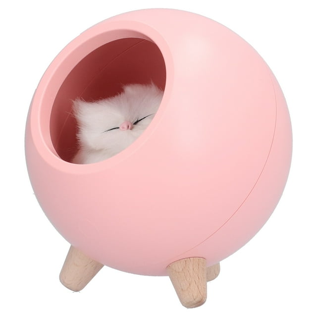 Veilleuse LED pour Maison de Chat, Petite Lampe de Nuit Portable Mignonne pour Chambre