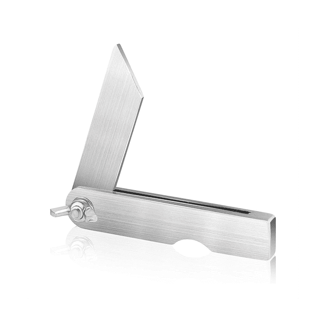 Sliding T-Bevel Gauge Protractor 4 Inch Mini Bevels Angle Adjustable Carpenter Bevels Finder for Woodworking,1 x angle finder,Silver