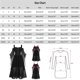 thumbnail image 2 of WILLBEST Vestidos Casuales para Mujer con Curvas Vestidos para Mujer de Talla Grande Moda Estilo Gótico Vestido Midi Vintage con Mangas Largas Acampanadas Vestido de Fiesta Línea A XXXXXGrande, 2 of 3