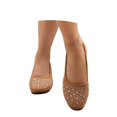 thumbnail image 3 of oqasdz Casual Shoes for Women Flat Shoes with Glitter Rhinestones Elegant Round Toe Low Heel Comfortable Everyday Style for Daily Wear Summer Outdoor, 3 of 7