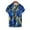 Blue, variant on SGFCWSX Men's Hawaiian Shirt Short Sleeve Button Down, Graphic Print Lightweight Breathable Summer Beach Vacation Casual Wear Green Size 5XL
