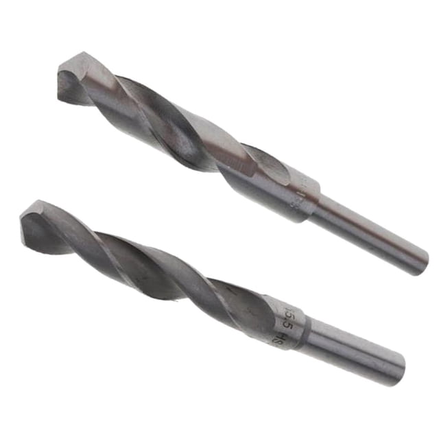 2 Uds HSS 1/2 Vástago Juego de Brocas Helicoidales s Plástico Metal