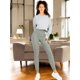 thumbnail image 2 of LEGGING DE DAMA TEXTURIZADO UNITALLA STRETCH MALLAS DEPORTIVAS MALLONES DE MUJER, 2 of 5