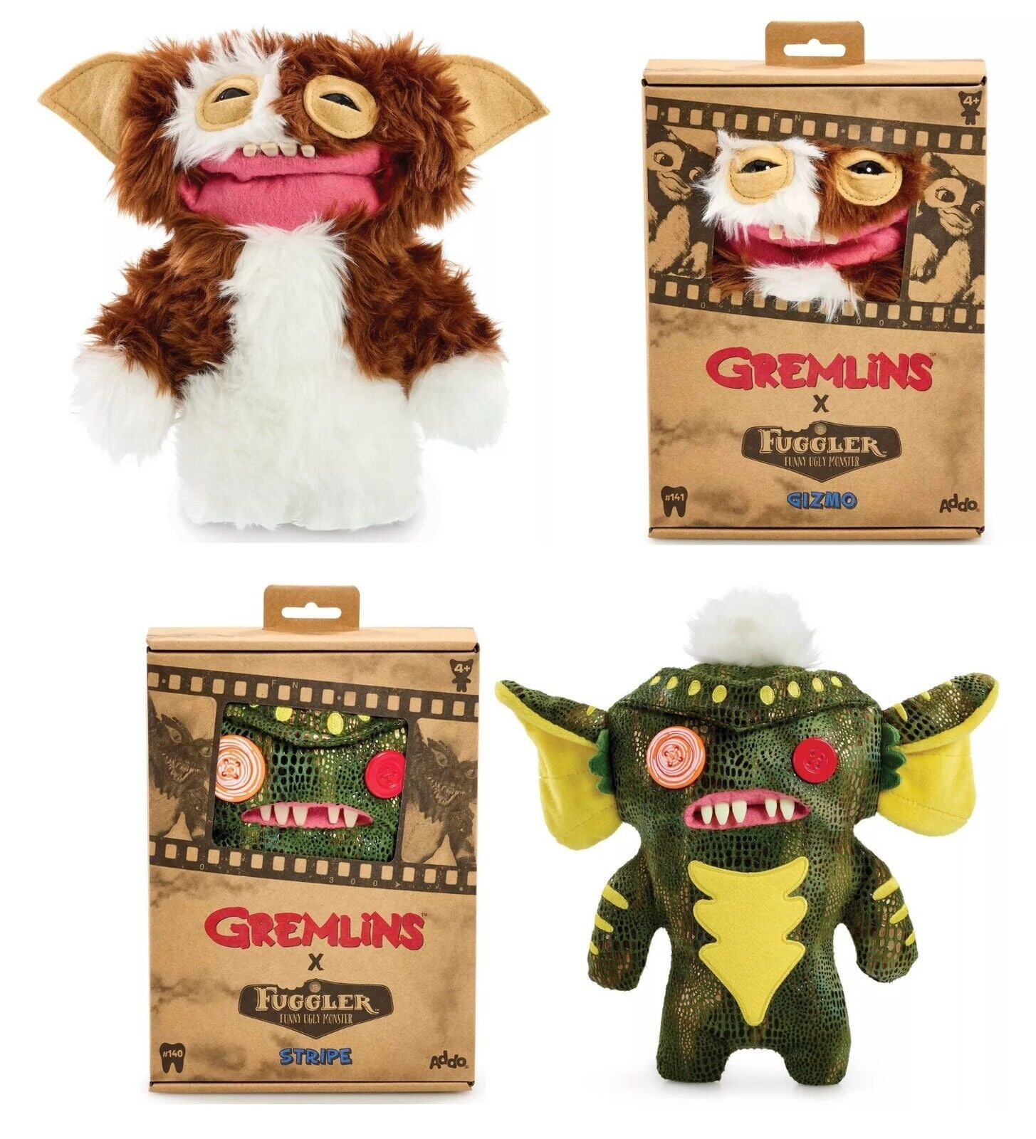 YM×CC×FSQとOMG×white gizmo NECA Gremlins Ultimate Mogwais Gizmo Action Figure