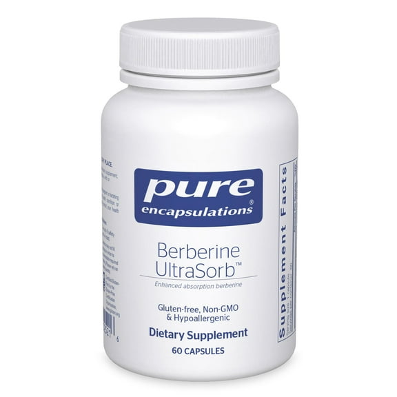 Pure Encapsulations Berberine UltraSorb - Enhanced Absorption Berberine Phytosome 550 mg - Supports Metabolic & Cardiometabolic Health* - 60 Capsules