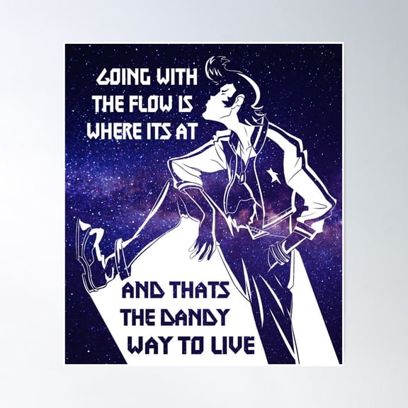 Space Dandy Poster Wall Art, Modern Wall Decor, 8x12 UNFRAMED