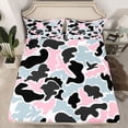thumbnail image 2 of Castle Fairy Teens Boys Girls Mallard Duck Full Size Sheets,Abstract Camouflage Bed Sheets, 2 of 7