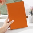 thumbnail image 5 of A5 Spiral Notebook Ruled Lined Notebook Kraft Cover Wirebound Journal Aesthetic Writing Notepad 100 Pages Small Note Pads Office Travel Notebook Red 1 Pack, 5 of 9